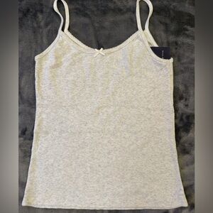 Brandy Melville grey heart singlet